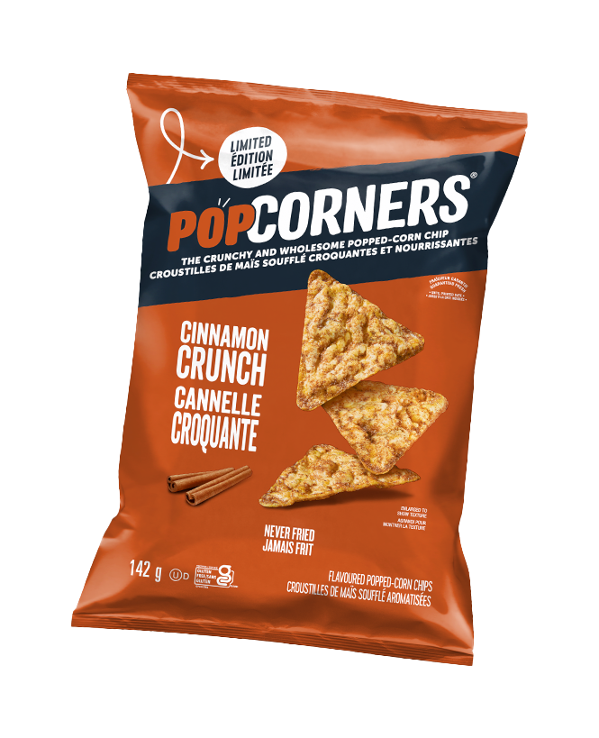 <span>croustilles de maïs soufflé aromatisées POPCORNERS<sup>®</sup></span> <span>Cannelle croquante</span>